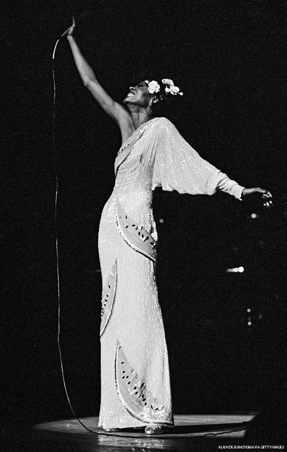 Diana Ross in a Bob Mackie Creation