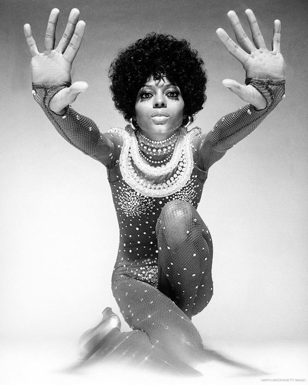 Diana Ross in a Bob Mackie Creation