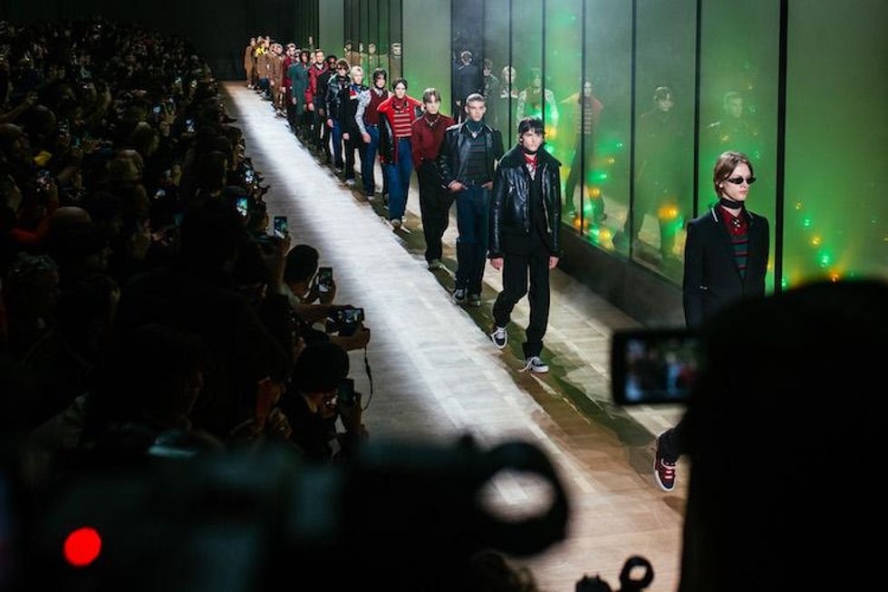 Dior Homme's Fall 18 Show Brought Back 90s Male Supermodels
