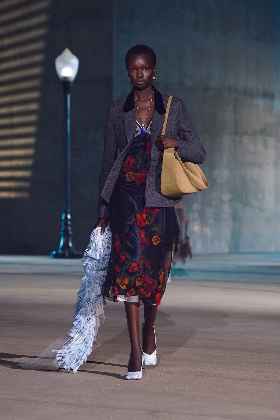 Dior runway model