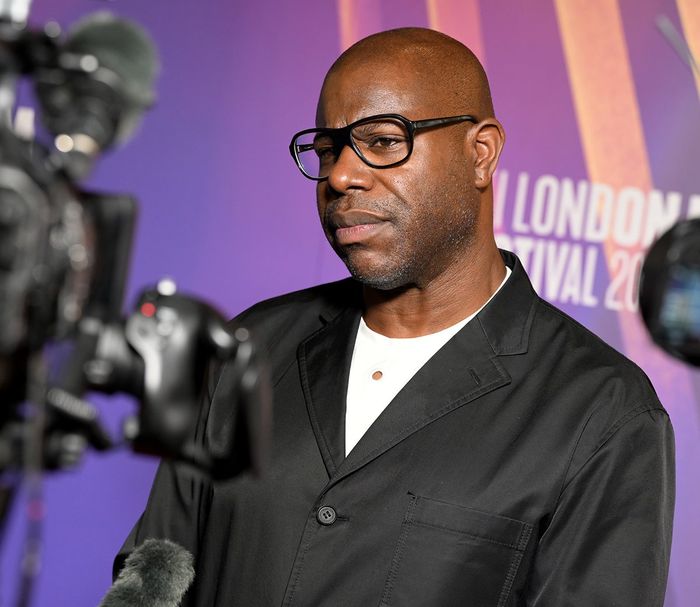 Director Steve McQueen speaks to the media at the 67th BFI London Film Festival 2023