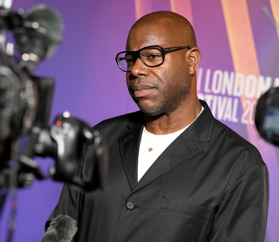 Director Steve McQueen speaks to the media at the 67th BFI London Film Festival 2023