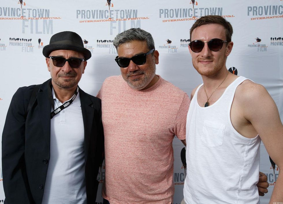 Director Vincent Gagliostro, Eugene Hernandez, Deputy Director at Film Society of Lincoln Center, Festival guest