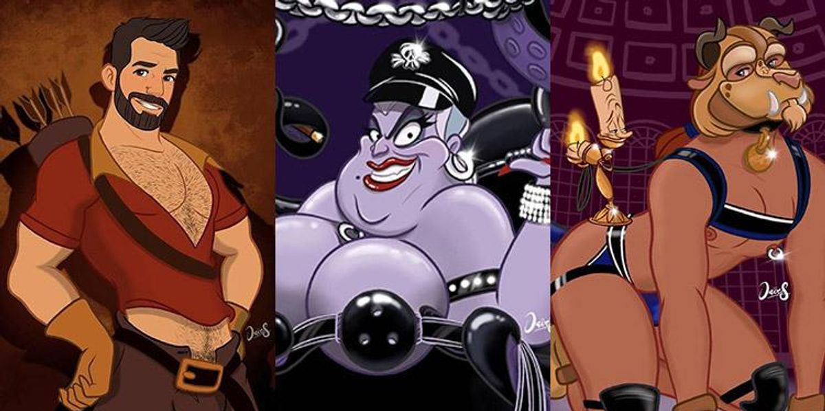 Violent Cartoon Sex Disney - This Collective Reimagines Disney Icons as Queer and Kinky