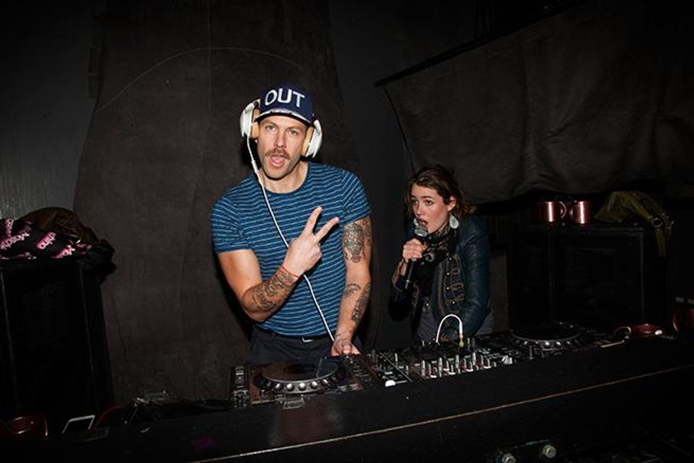 DJ at Rock Out LAFW.