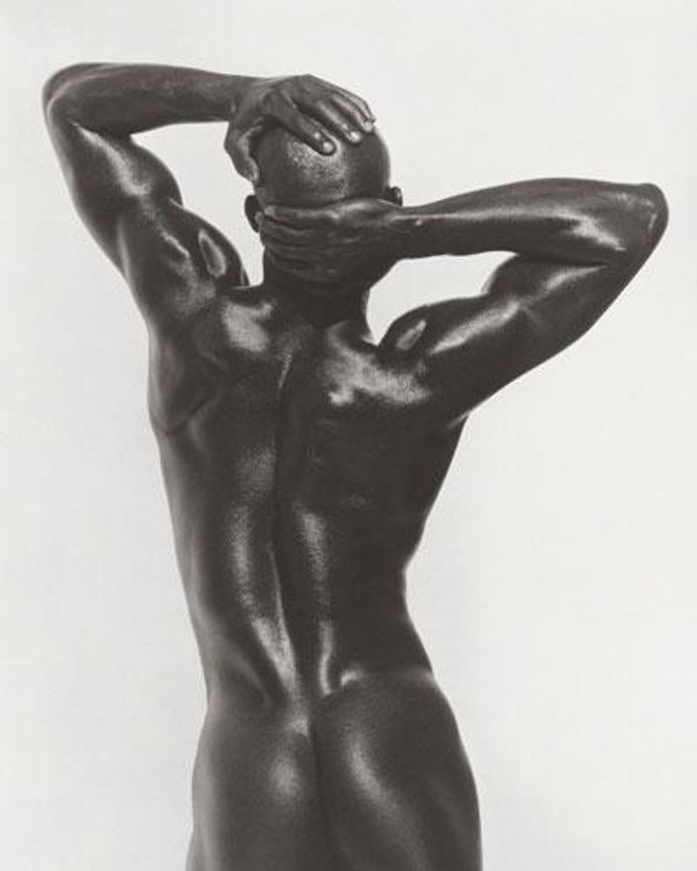 'Djimon Three-Quarter Nude, Back View, Hollywood,' 1989