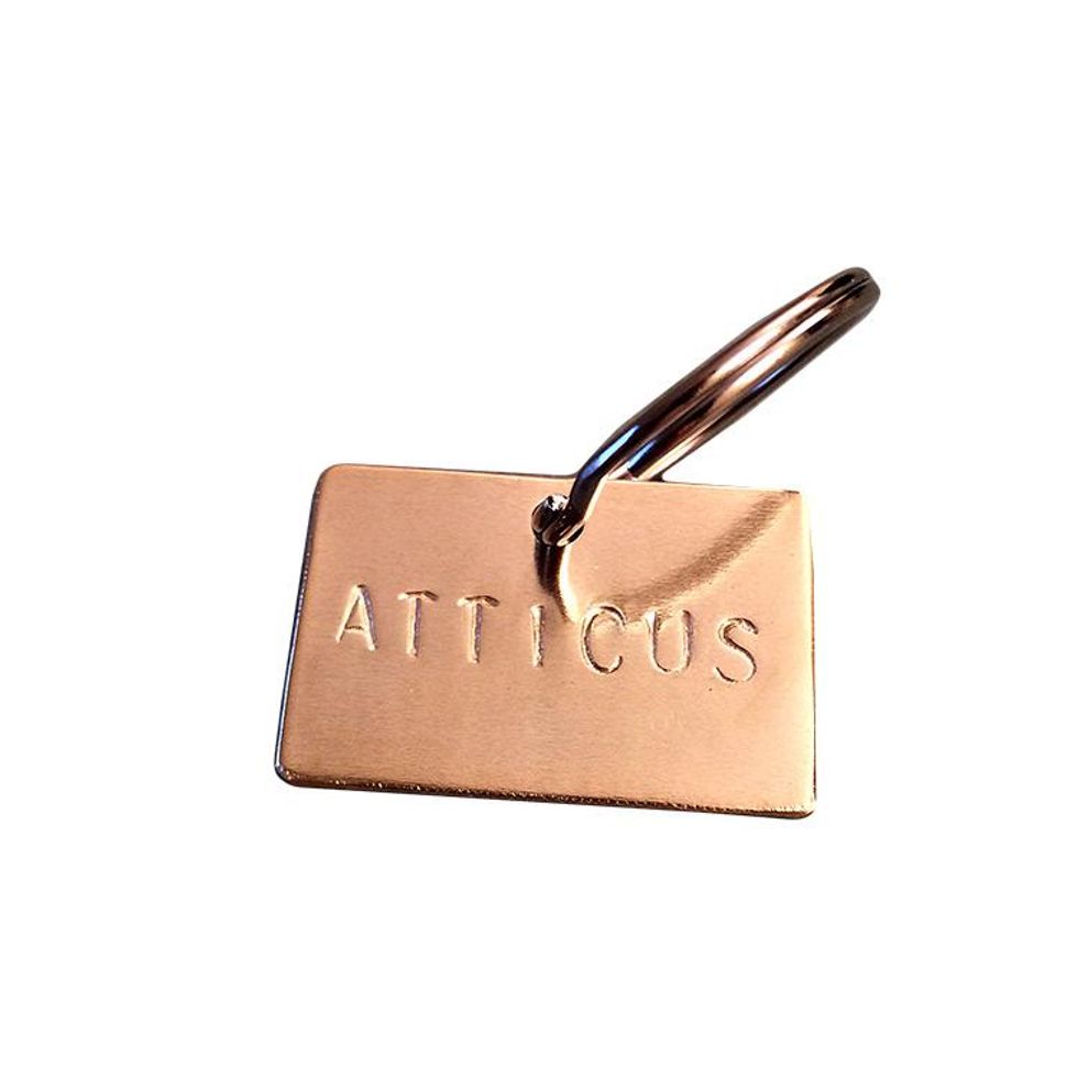 Dog tag by Be in the Moment, $34.50.