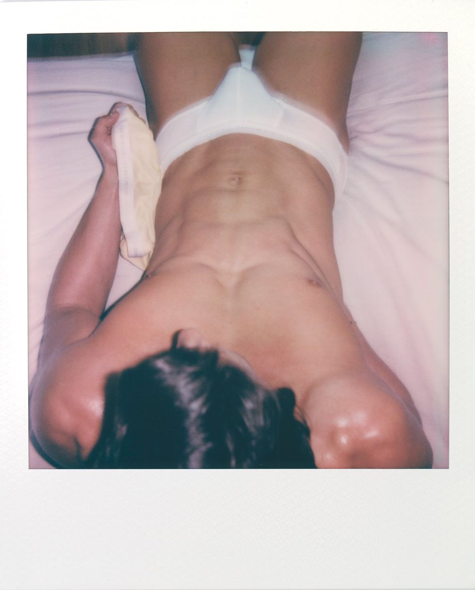 DOMINIC ALBANO COLLECTION mens swimwear and underwear Polaroid collection