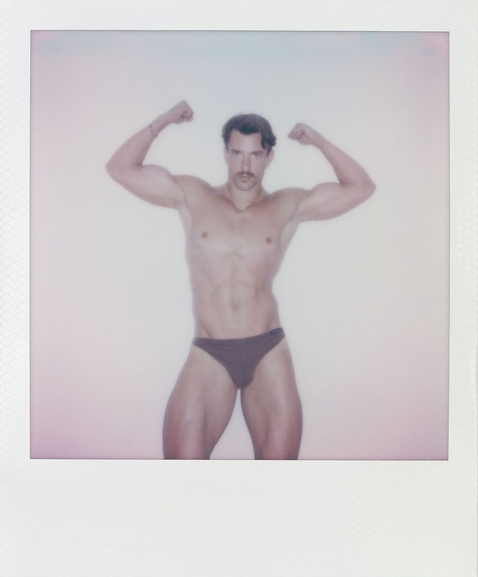 DOMINIC ALBANO COLLECTION mens swimwear and underwear Polaroid collection