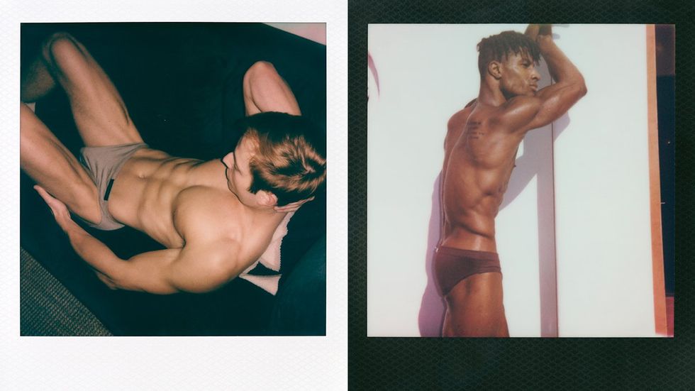 DOMINIC ALBANO COLLECTION mens swimwear and underwear Polaroid collection