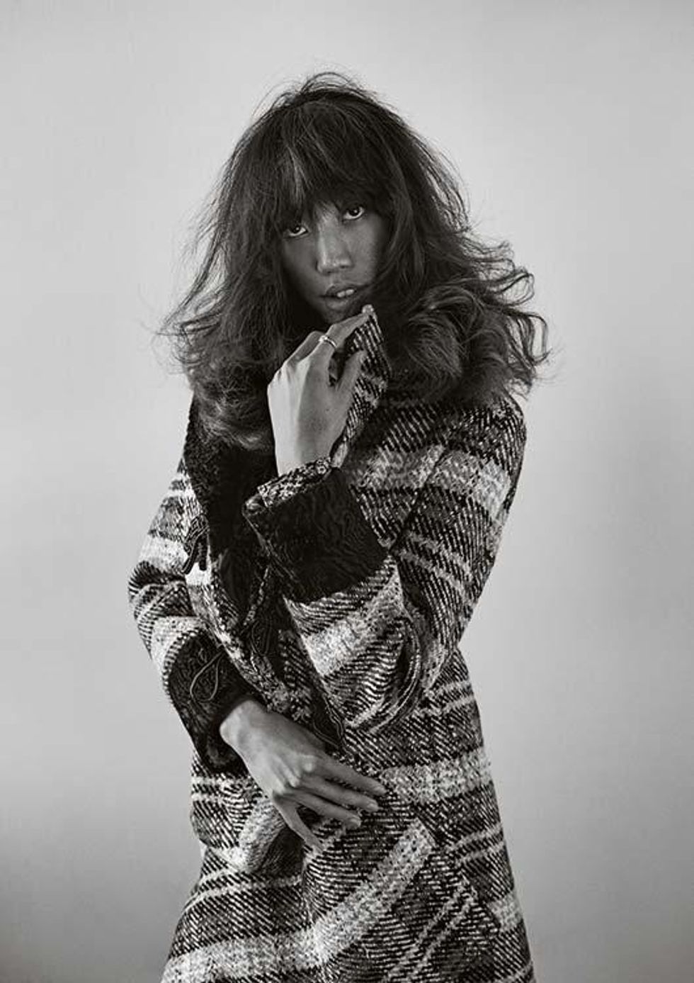 Dominique Castelano (All Clothing by Gucci)