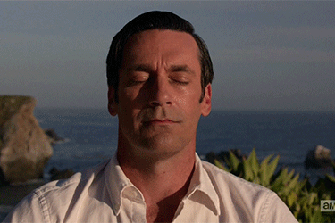 don draper mad men finale gif