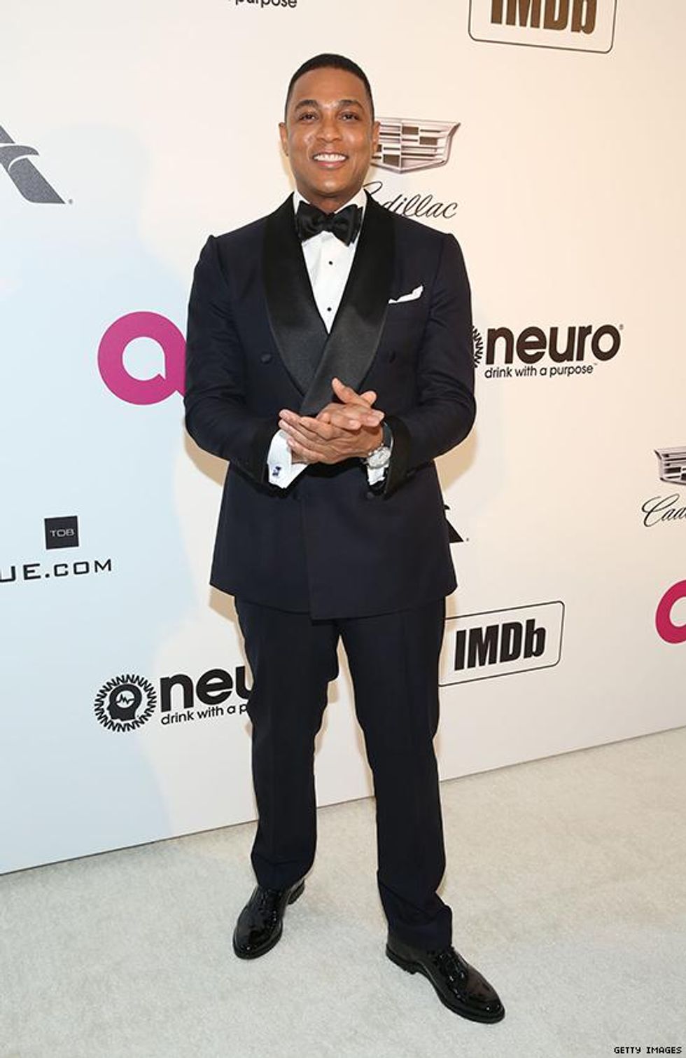 Don Lemon at the Elton John AIDS Foundation Academy Awards Viewing Party
