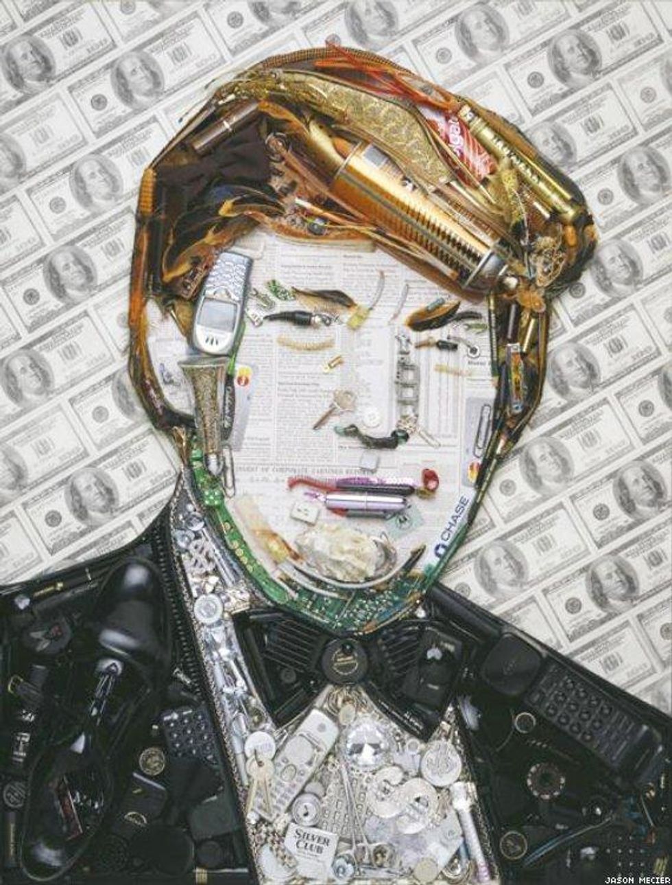 Donald Trump by Jason Mercier. Read about World of Wonder's exhibit below.