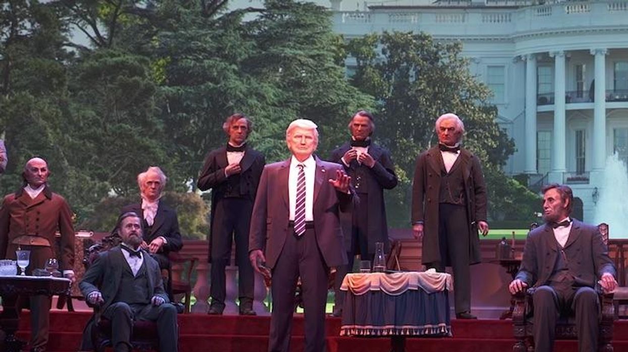Donald Trump Disney Hall of Presidents