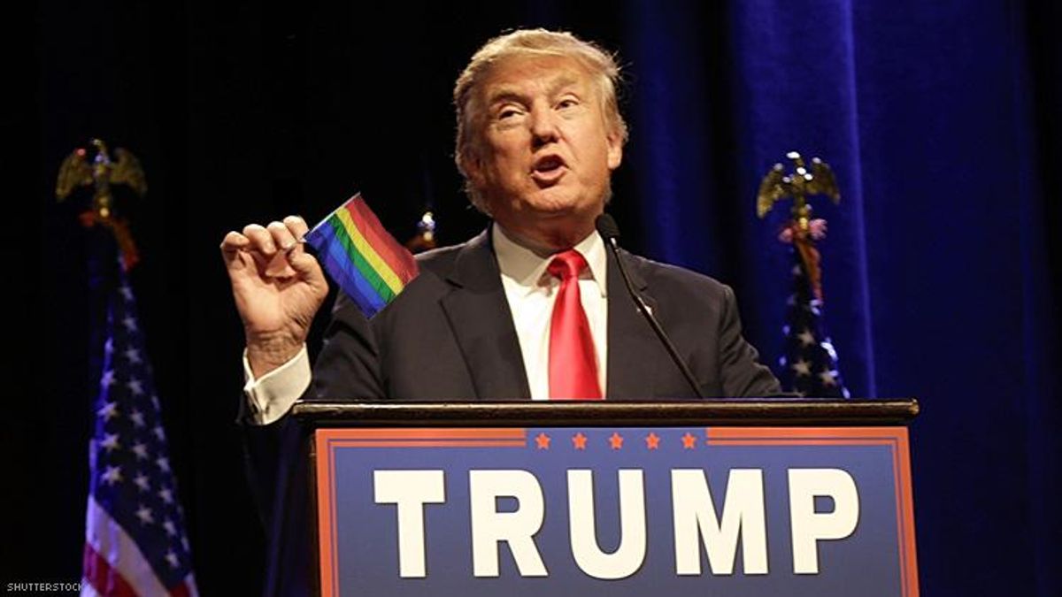 Donald Trump Is a Gay Icon in His Own Mind