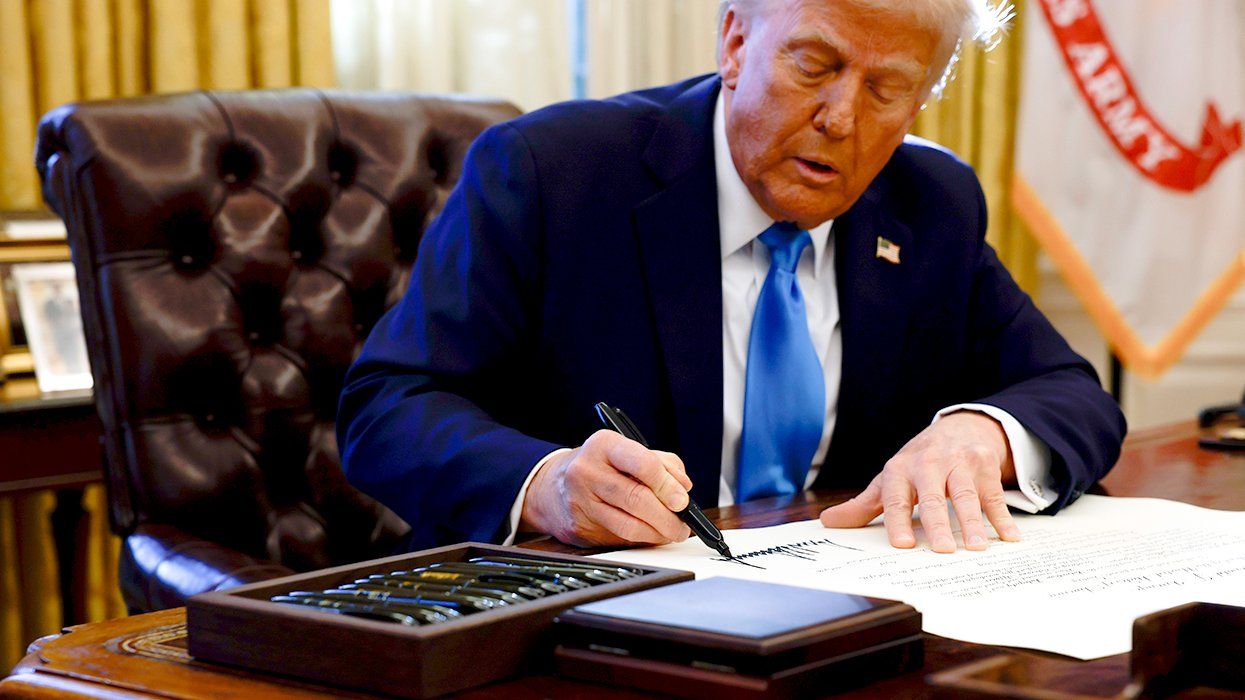 Donald Trump signing executive orders