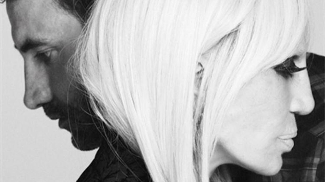 Donatella Versace Givenchy ad