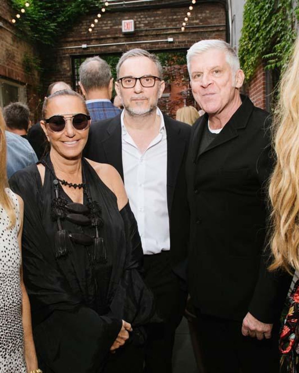 Donna Karan, John Lyons, and Ioannis Pappos