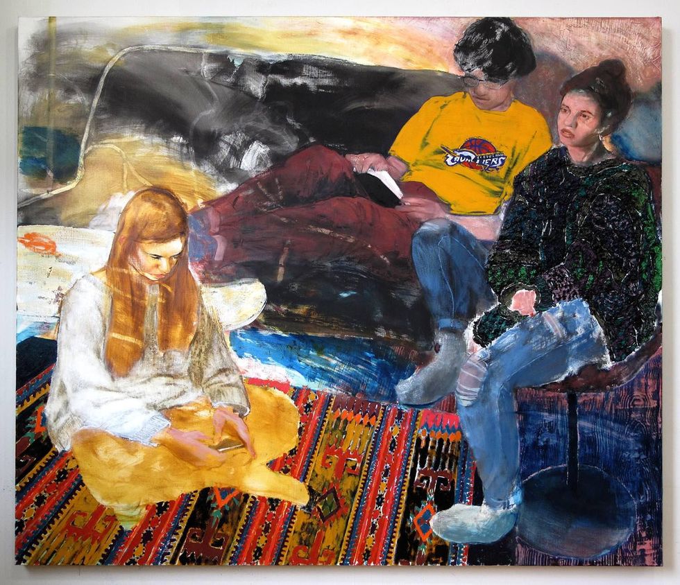 Doron Langberg's Beautiful Paintings of Lovers, Friends & Family