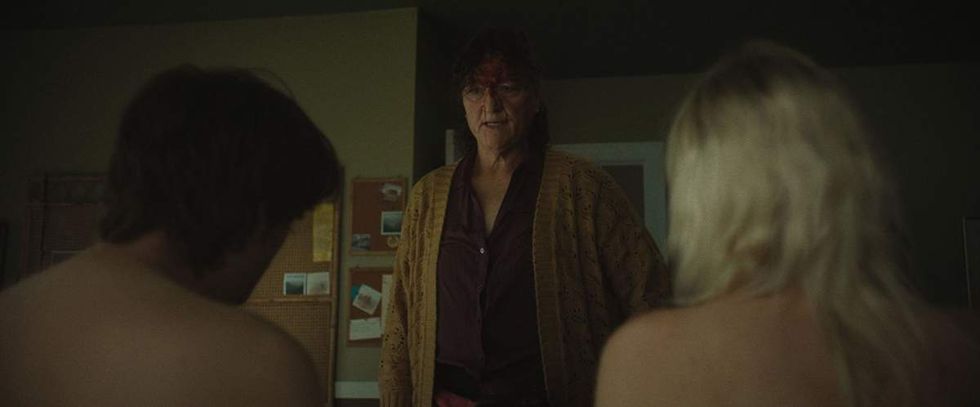 Dot-Marie Jones as Patti in 'Breeder'