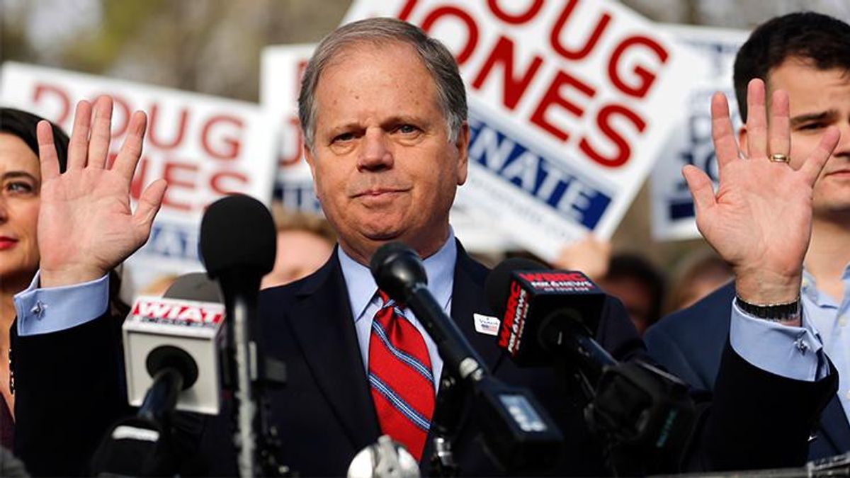 Doug Jones Thinks Congress Should 'Move On' From Trump's Sexual Misconduct Allegations