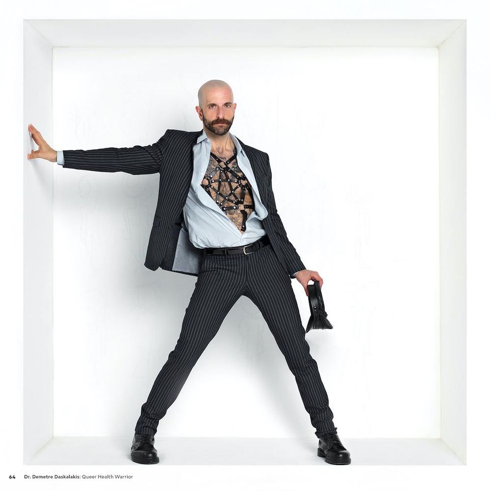 Dr. Demetre shot for Magnus Hastings's Rainbow Revolution