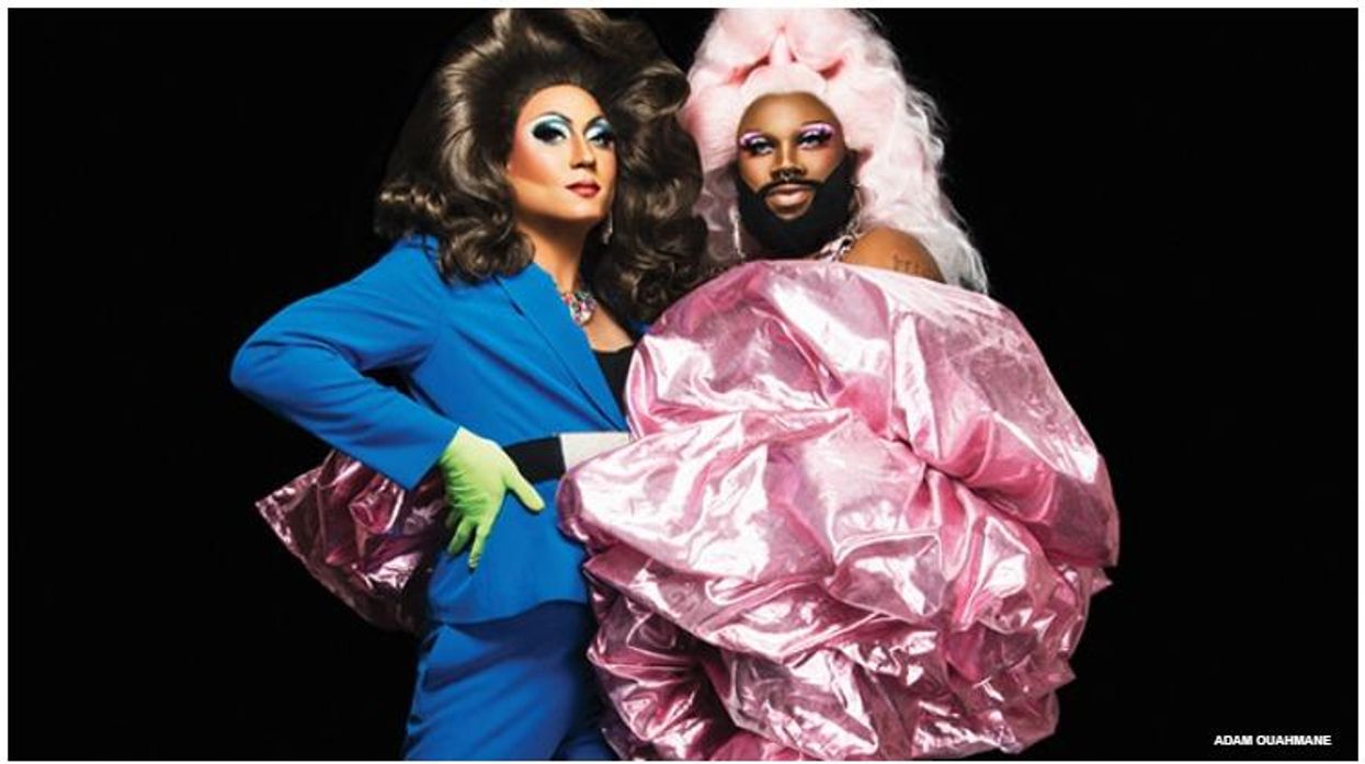 Drag Activists Jo Mama and Lucy Stoole, courtesy of Adam Ouahmane