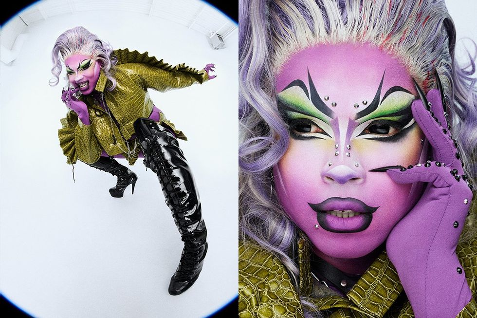 DRAG portrait series queens and performers in various makeup styles photographed by Jason Kim
