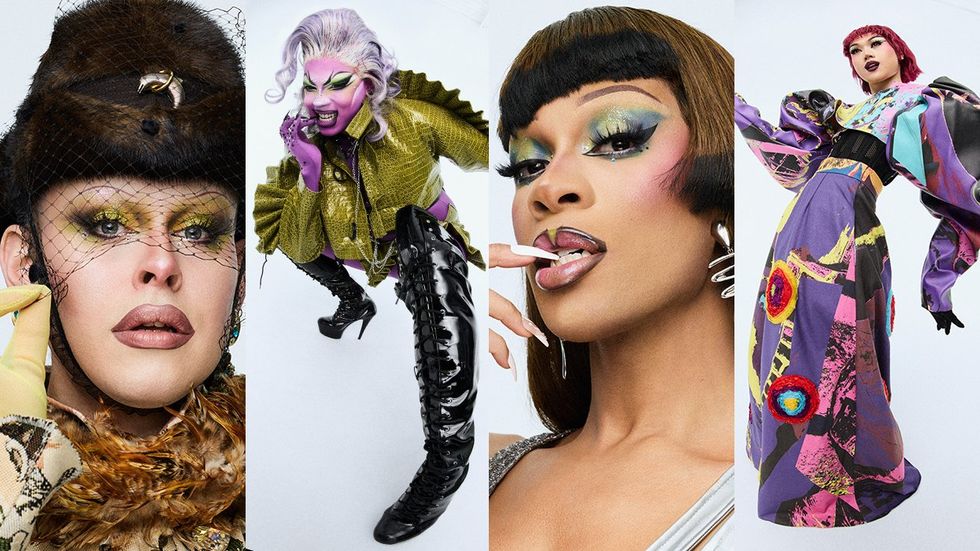 DRAG portrait series queens and performers in various makeup styles photographed by Jason Kim