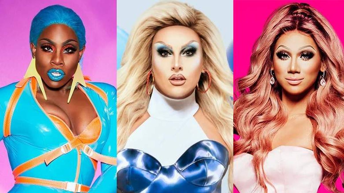 'Drag Race' stars Monét X Change, Jan Sport, and Plastique Tiara.