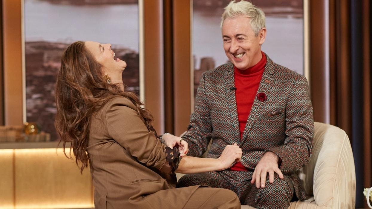 Drew Barrymore and Alan Cumming