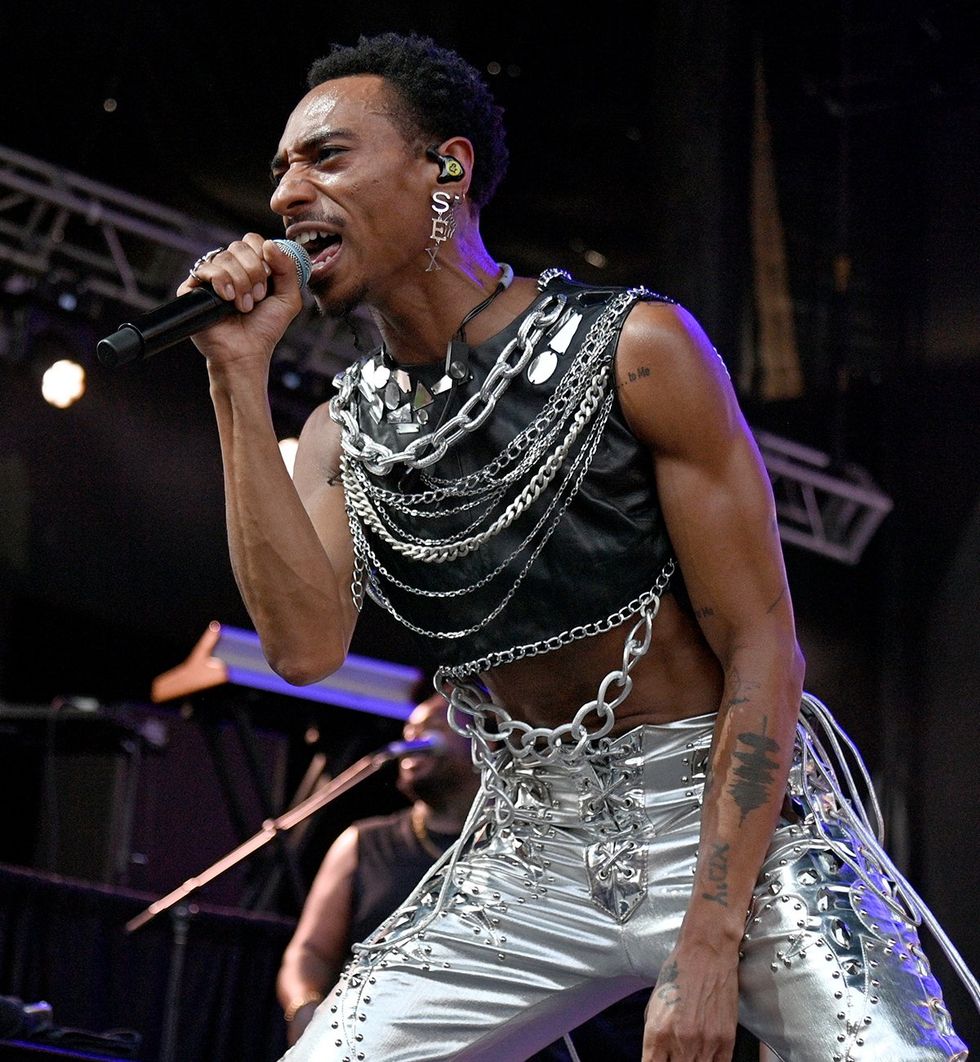 Durand Bernarr performing at AFROPUNK BLKTOPIA BKLYN 2024