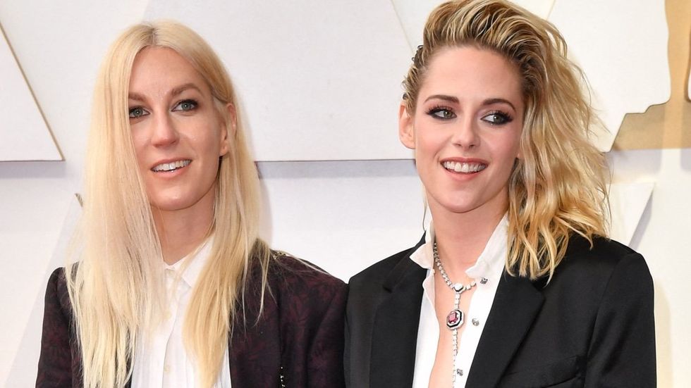 Dylan Meyer and Kristen Stewart