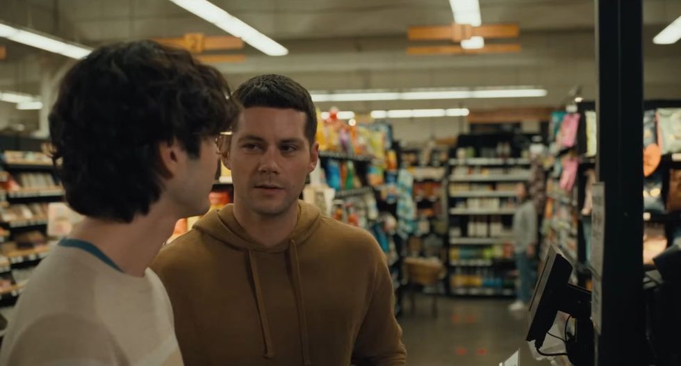 Dylan O'Brian and James Sweeney Twinless