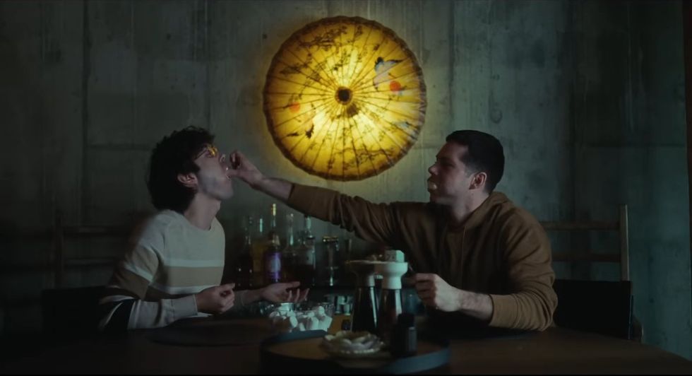 Dylan O'Brian and James Sweeny Twinless