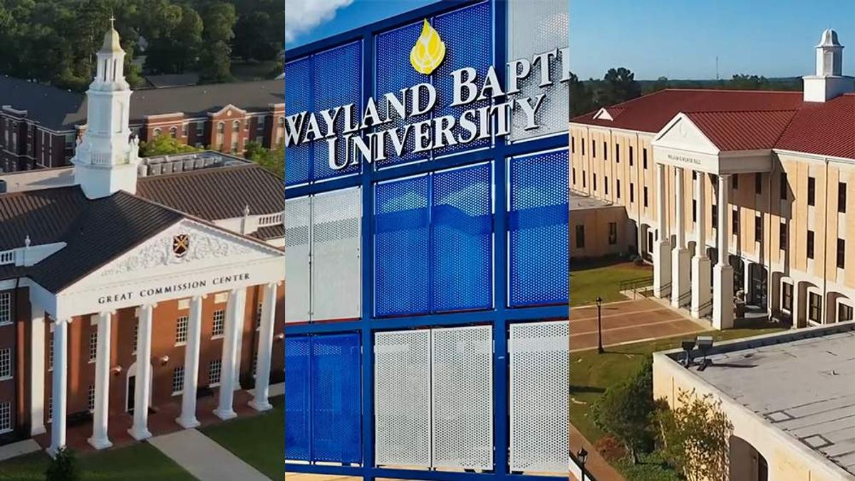 East Texas Baptist University, Wayland Baptist University, and University of Mobile.