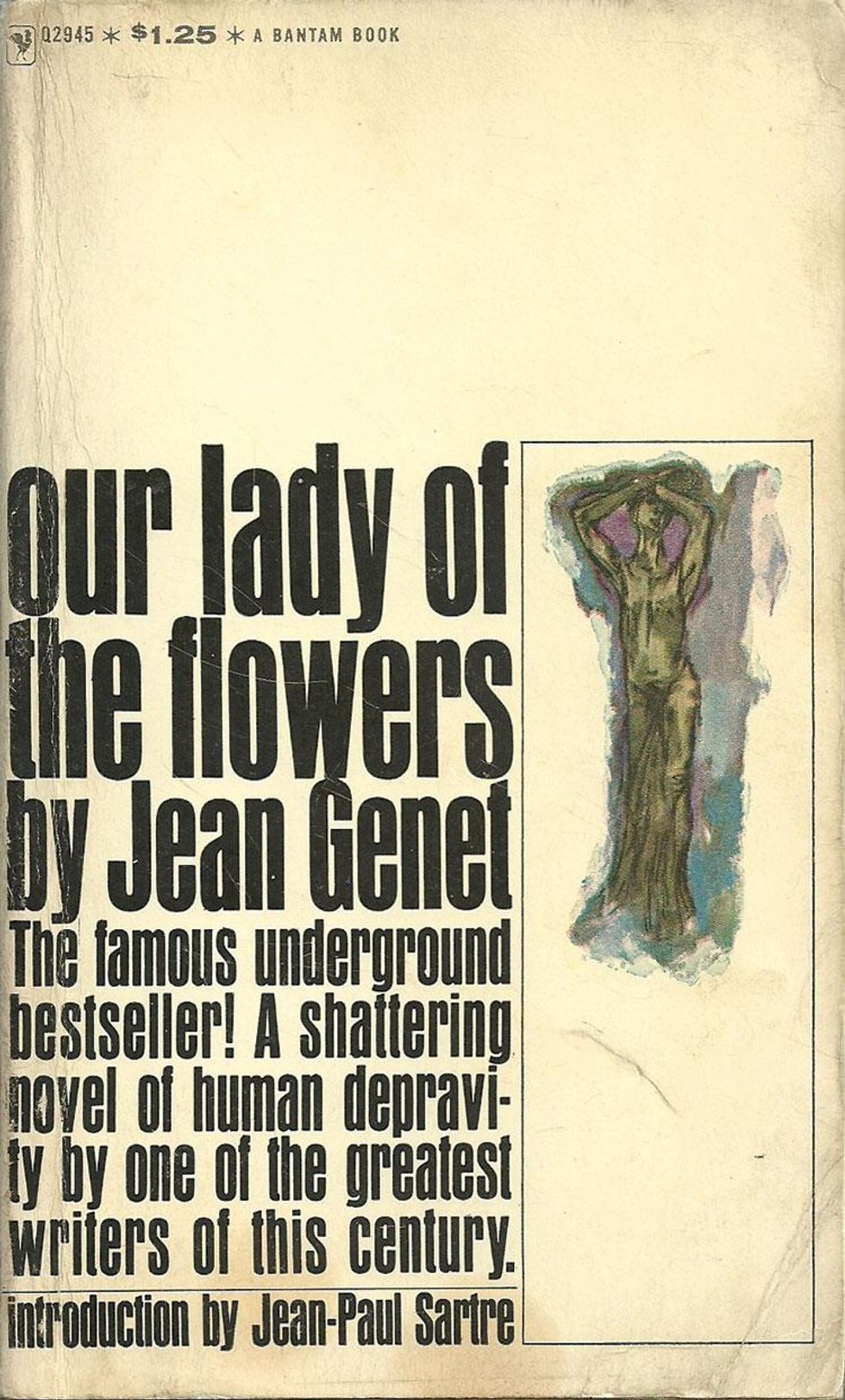 Edmund White, Writer, Our Lady of the Flowers by Jean Genet