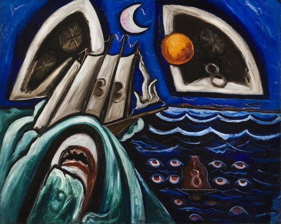 'Eight Bells Folly: Memorial to Hart Crane' by Marsden Hartley.