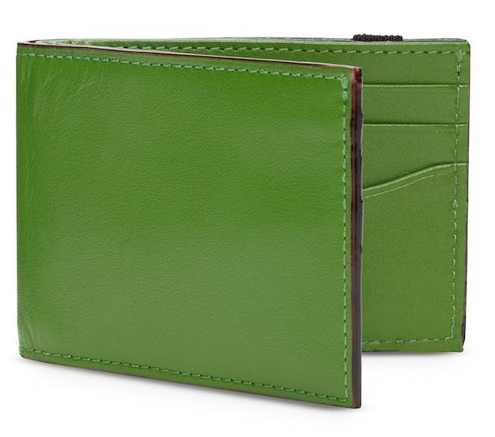 Elastic Leather Index Wallet
