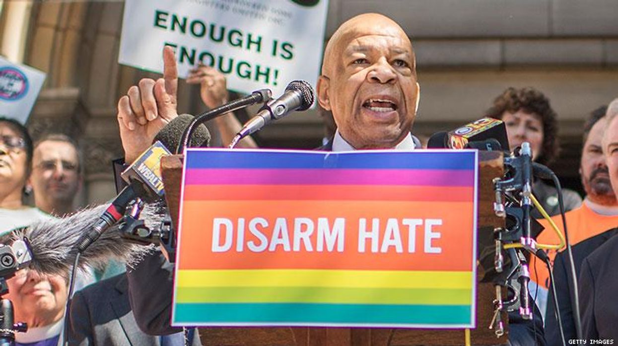 elijah cummings lgbt lgbtq civil rights passed away died