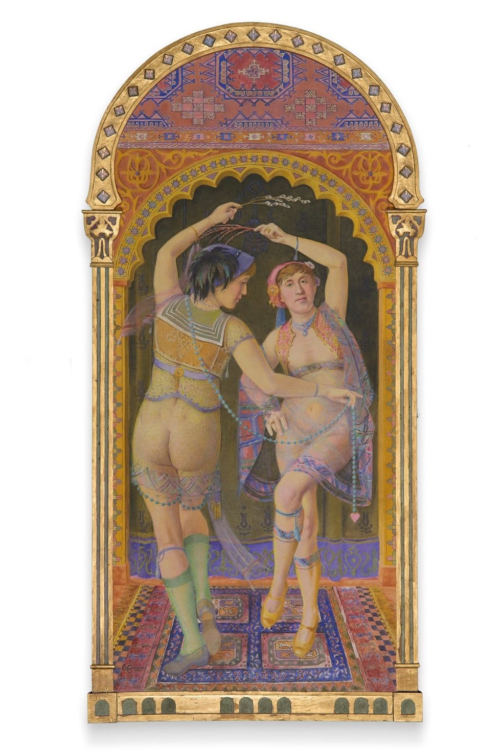 Elisa\u0300r von Kupffer La danza 1918 \u00a9 Municipality of Minusio Centro Elisarion Claudio Berger photographer