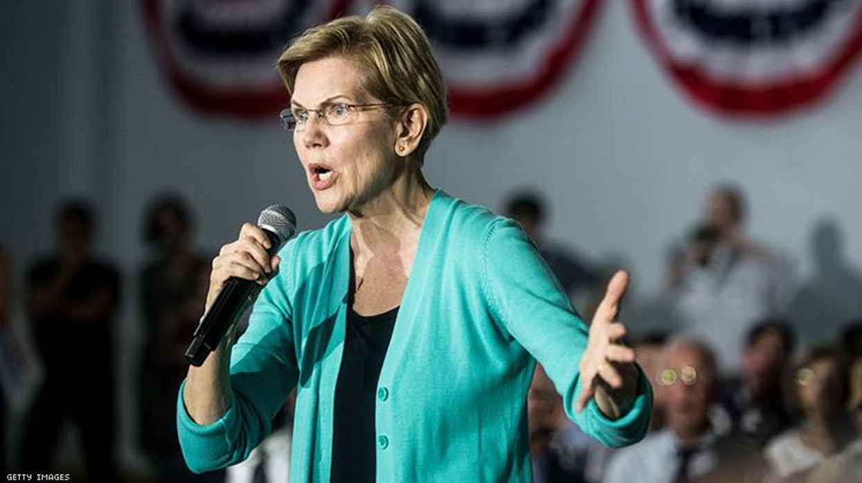 Elizabeth Warren Calls to ‘Stop Criminalizing’ LGBTQ+ Homeless People