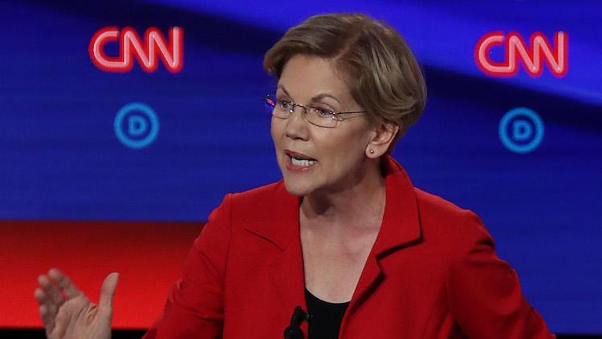 Elizabeth Warren emerges victorious at 2020 presidential debate for Democratic candidates.