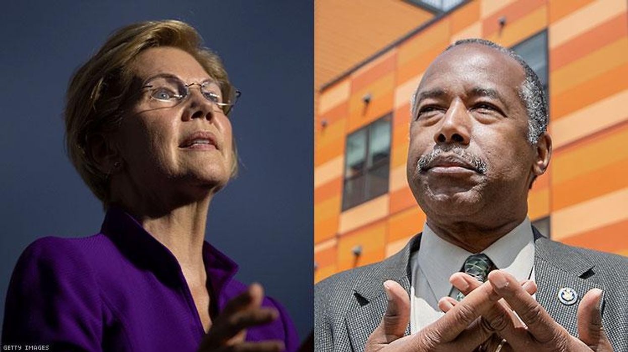 Elizabeth Warren Suggests Ben Carson Resign Over Anti-Trans Comments