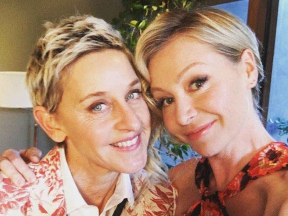 Ellen Degeneres and Portia de Rossi