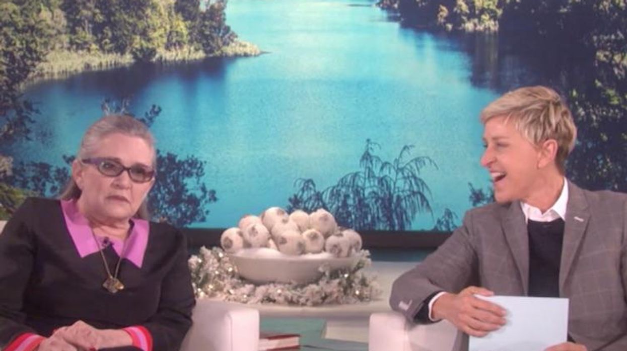 Ellen DeGeneres Carrie Fisher