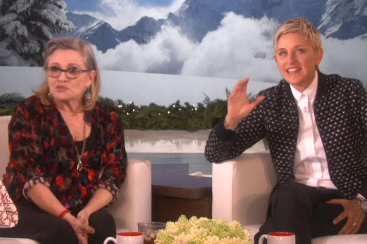 Ellen DeGeneres, Carrie Fisher