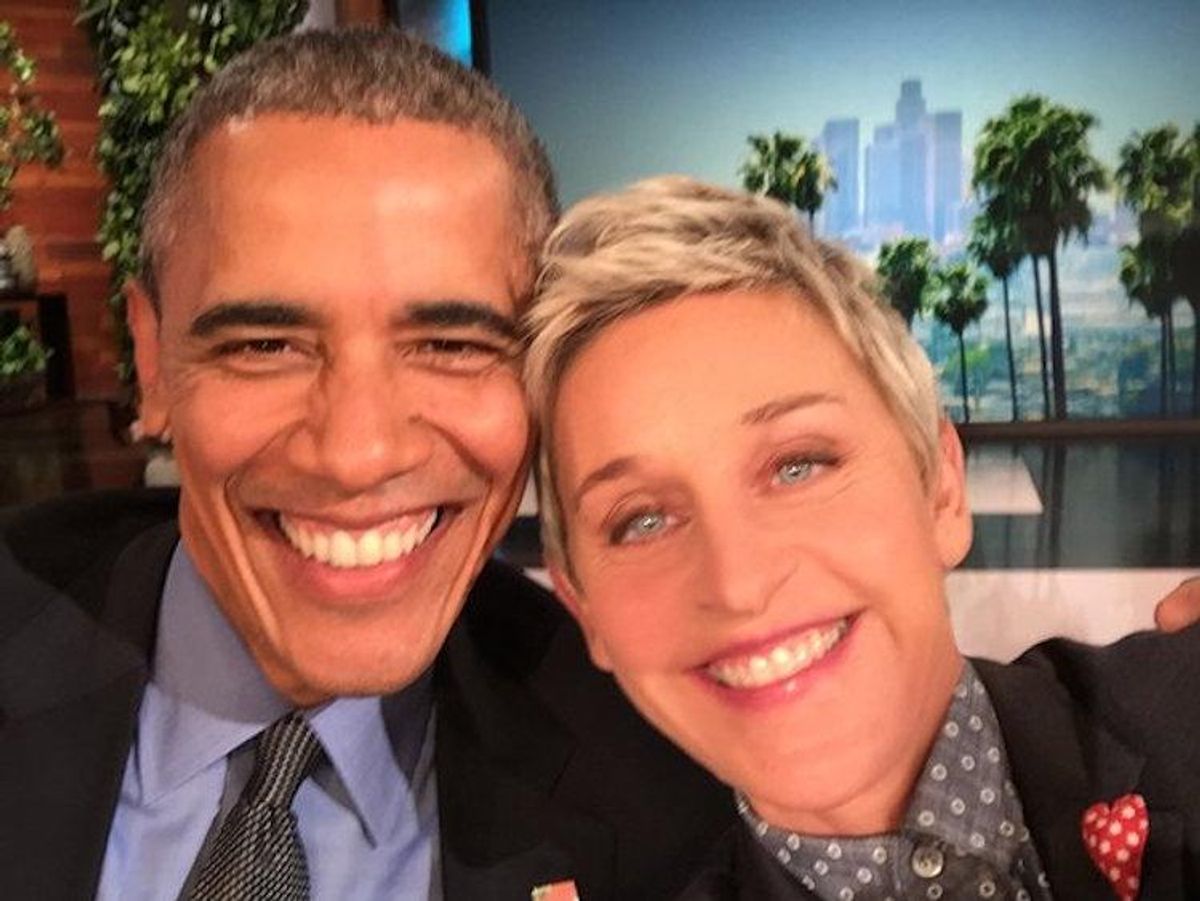 ellen degeneres president obama