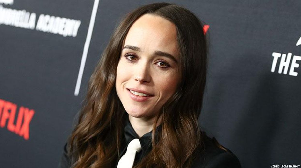Ellen Page says media must stop framing LGBTQ+ rights as "a debate."